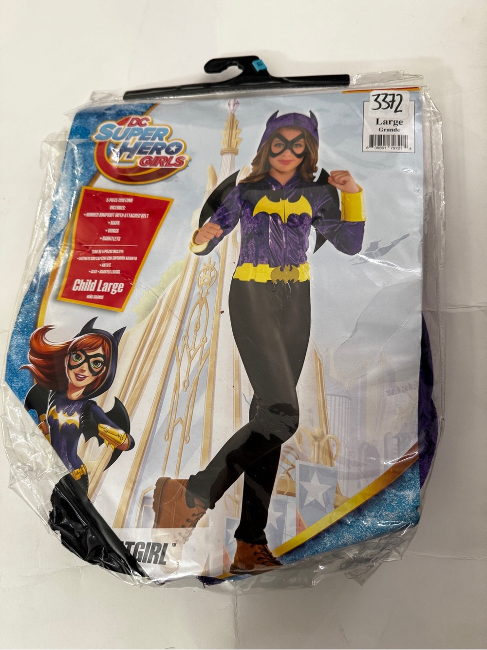 Batgirl Kids Costume - Purple & Yellow
